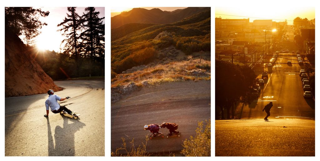 skateboarding photography sunset