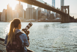 Fotografin in New York