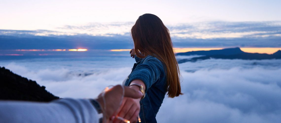 girlfriend brings you everywhere above cloud
